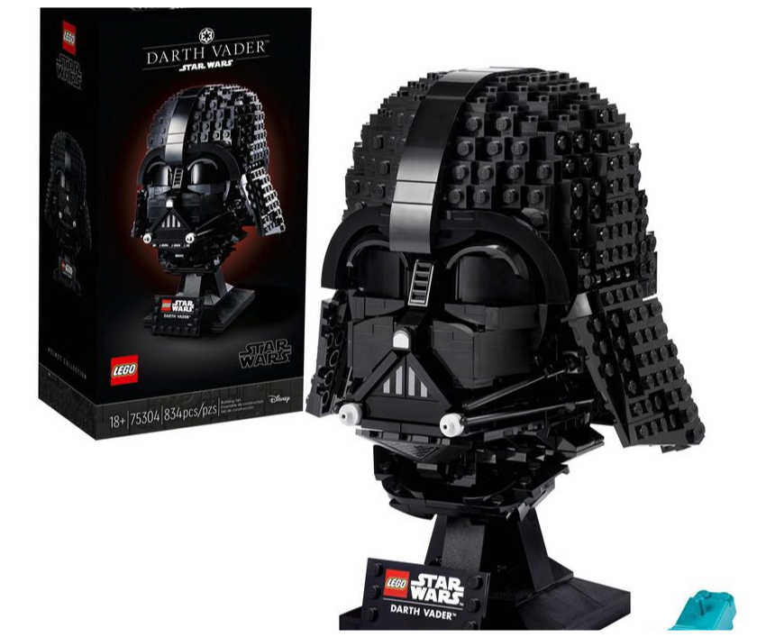 darth vader helmet lego set, best star wars gifts