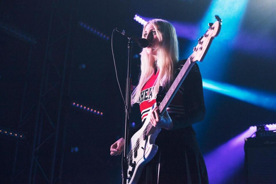 Chloe Little of INHEAVEN performs on the Vevo Stage at TGE (Sean Carpenter)