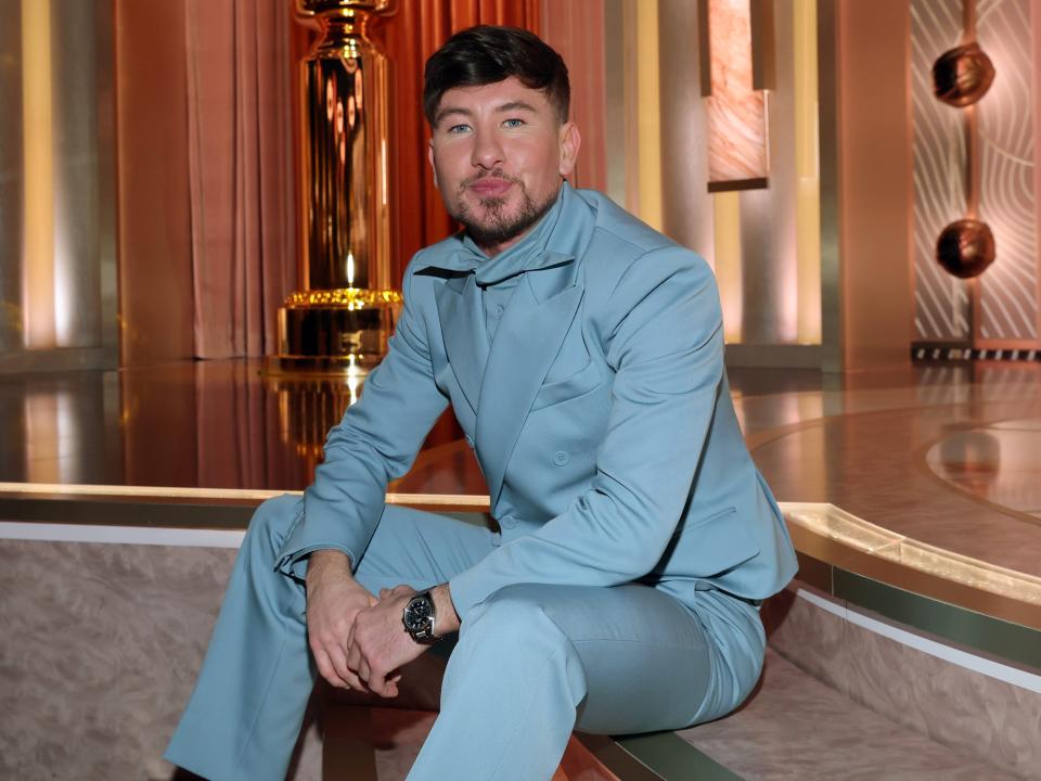 Barry Keoghan poses onstage at the 80th Annual Golden Globe Awards held at the Beverly Hilton Hotel on January 10, 2023