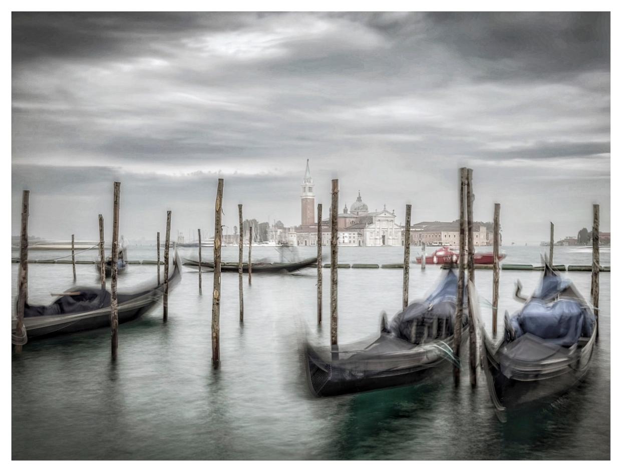 Dan Burkholder shot this photo, "Gondolas in Motion, Venice." He will make two presentations at FOTOfusion 2024, which begins Jan. 31 in West Palm Beach. Both of Burkholder's presentations speak to the way iPhones have changed photography.