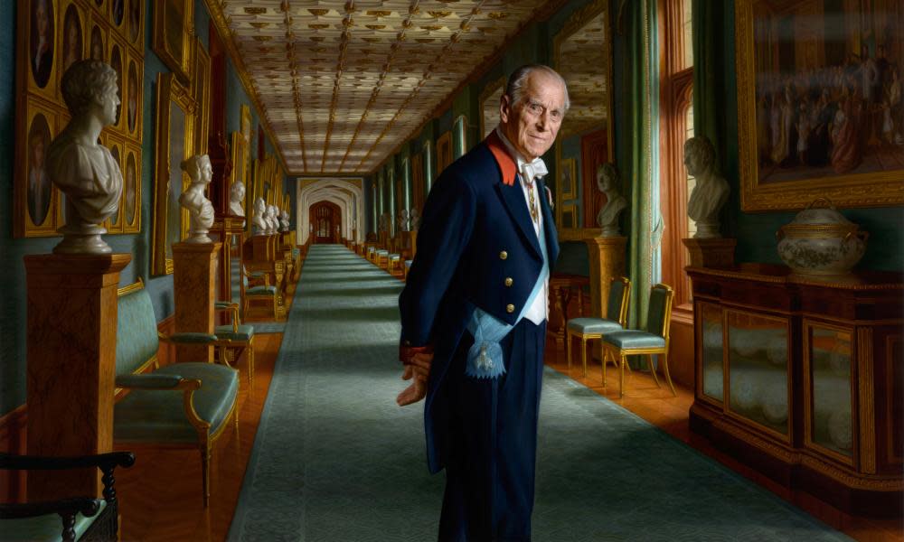 A portrait of Prince Philip by Australian-born artist Ralph Heimans.