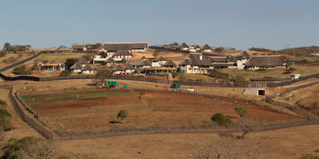 A general view is seen of the home of President Jacob Zuma in Nkandla, South Africa, August 2, 2012. Picture taken August 2, 2012. REUTERS/Rogan Ward/File Photo