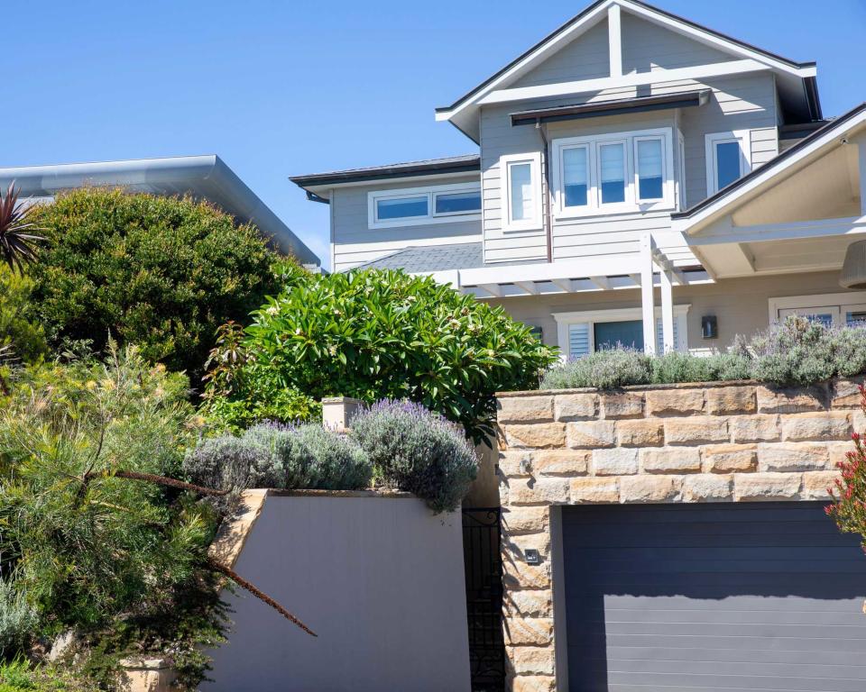 garage and exterior of suburban house