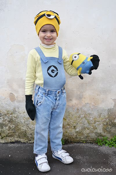 1) DIY Stuart Minion Costume