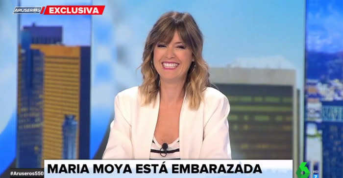 María Moya está embarazada