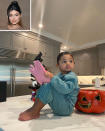 <p>The <em>Keeping Up With the Kardashian</em>s star's daughter Stormi, 2, is becoming such a "big girl 🥺." The makeup mogul shared <a href="https://www.instagram.com/p/CH8g8LInlXb/" rel="nofollow noopener" target="_blank" data-ylk="slk:this sweet photo;elm:context_link;itc:0;sec:content-canvas" class="link ">this sweet photo</a> of the toddler looking at a butterfly-shaped book while sitting on the kitchen counter. </p>