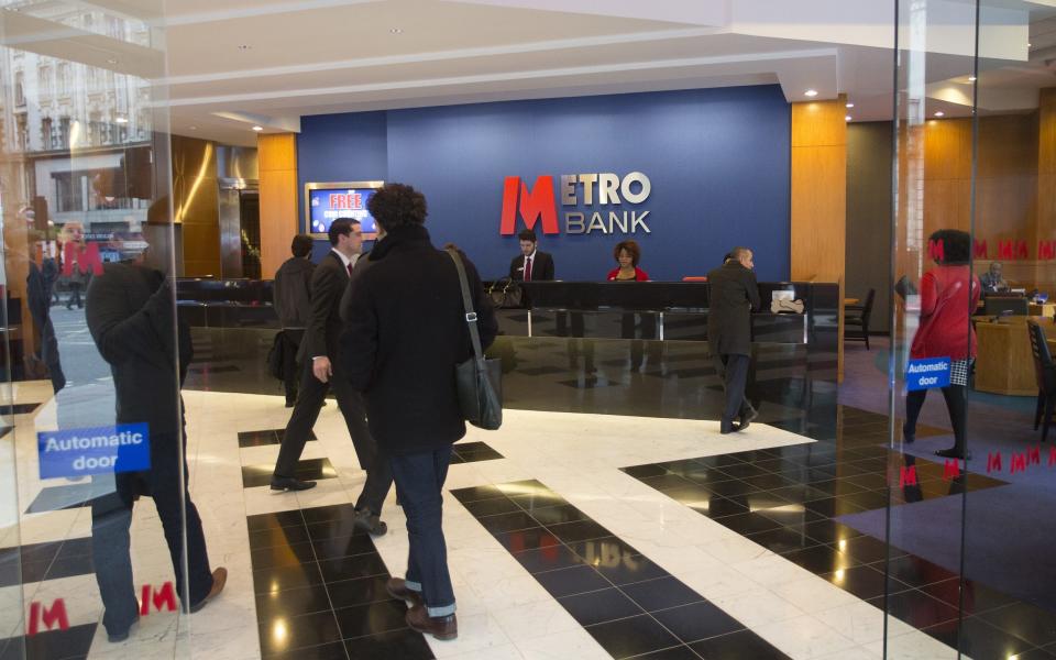 A branch of Metro Bank in London