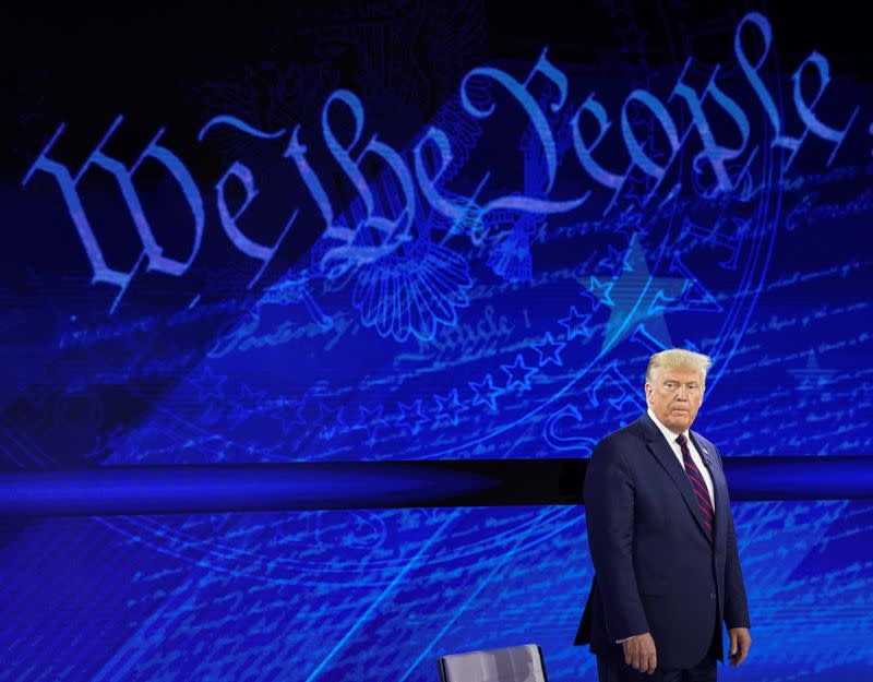 Trump attends ABC News town hall in Philadelphia, Pennsylvania