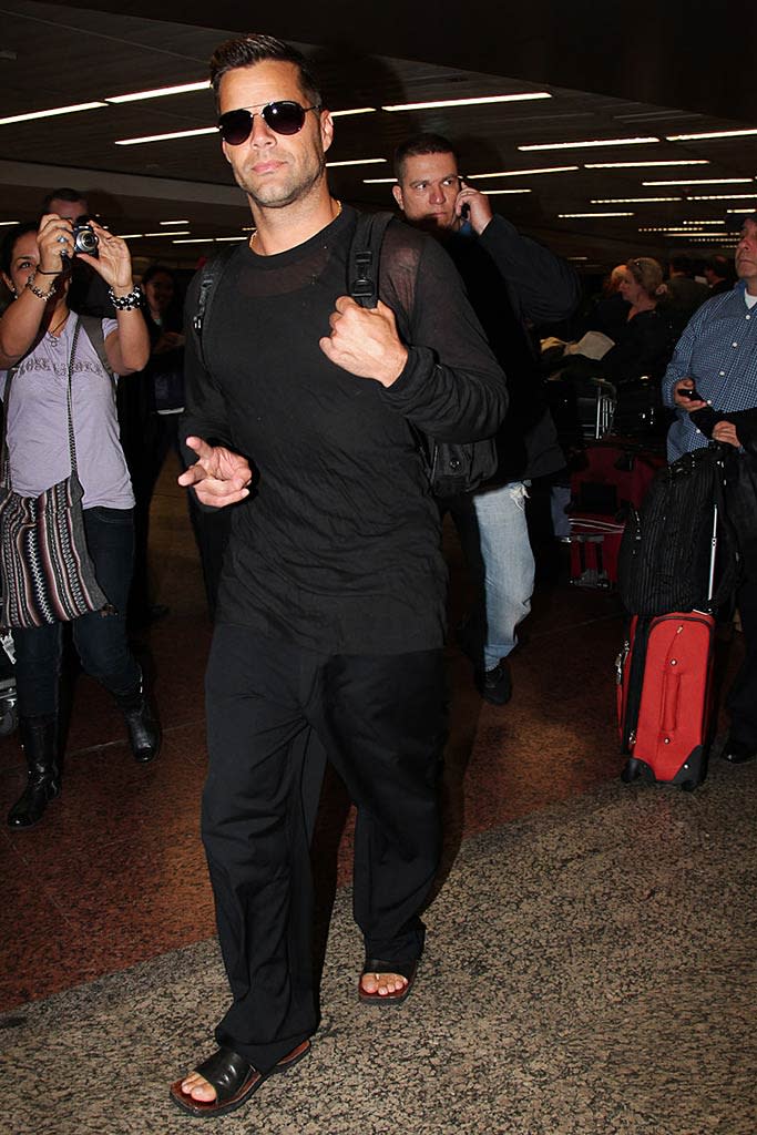 Ricky Martin Brazil Airport