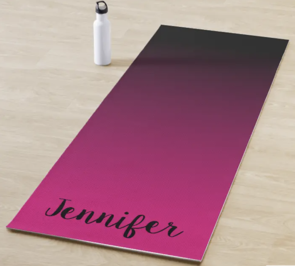 29) Personalized Yoga Mat