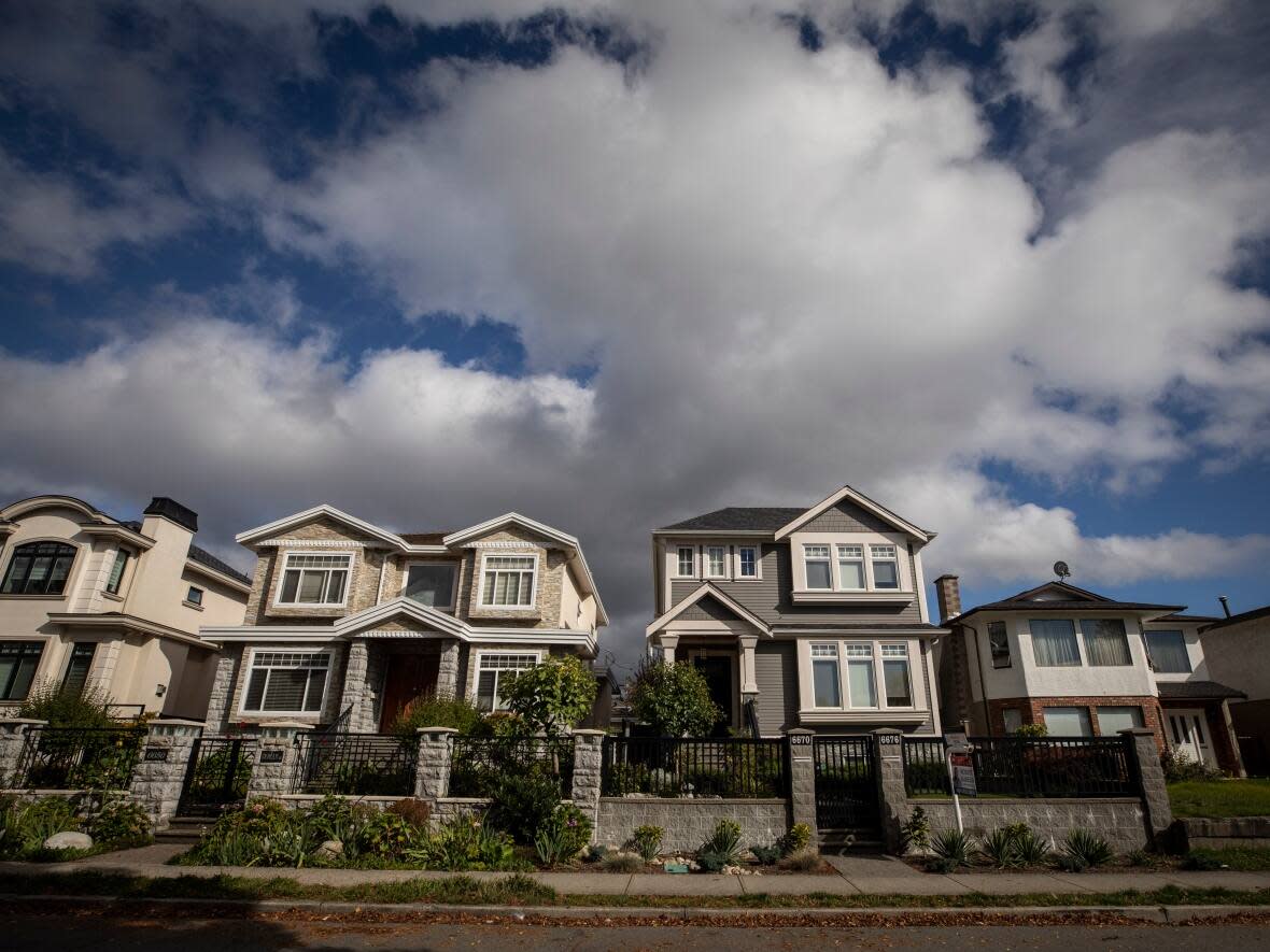 Detached homes are pictured in Vancouver in September 2021. Cases of title fraud have been on the rise in Ontario. In B.C., at least three attempted cases have been confirmed since 2019, two of which resulted in successful sales. (Ben Nelms/CBC - image credit)