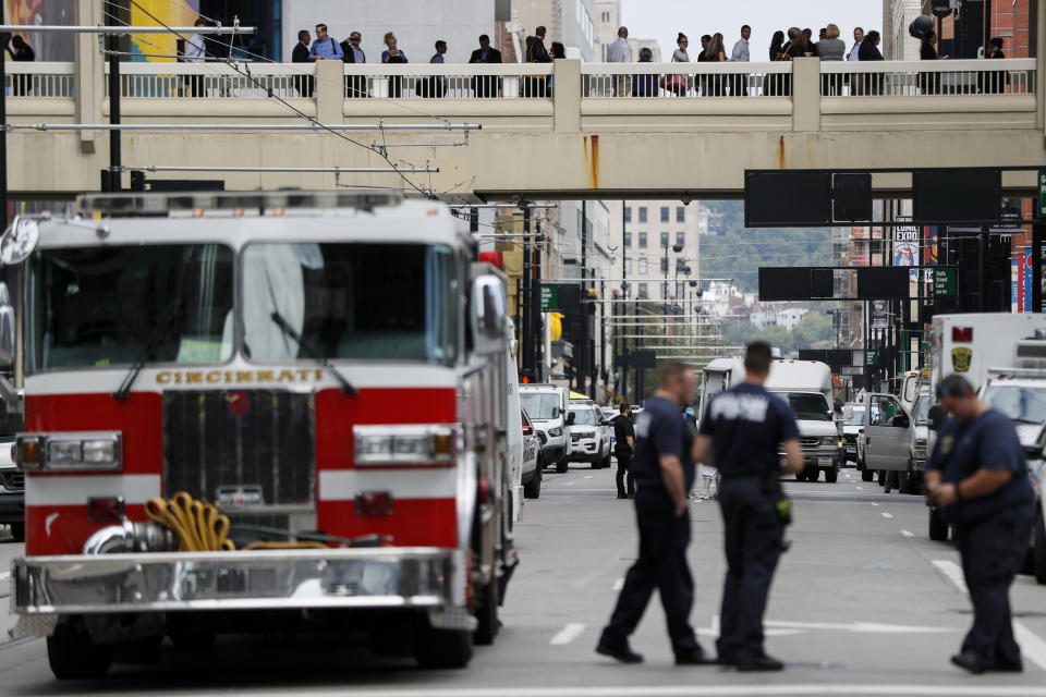 Deadly shooting at bank building in Cincinnati