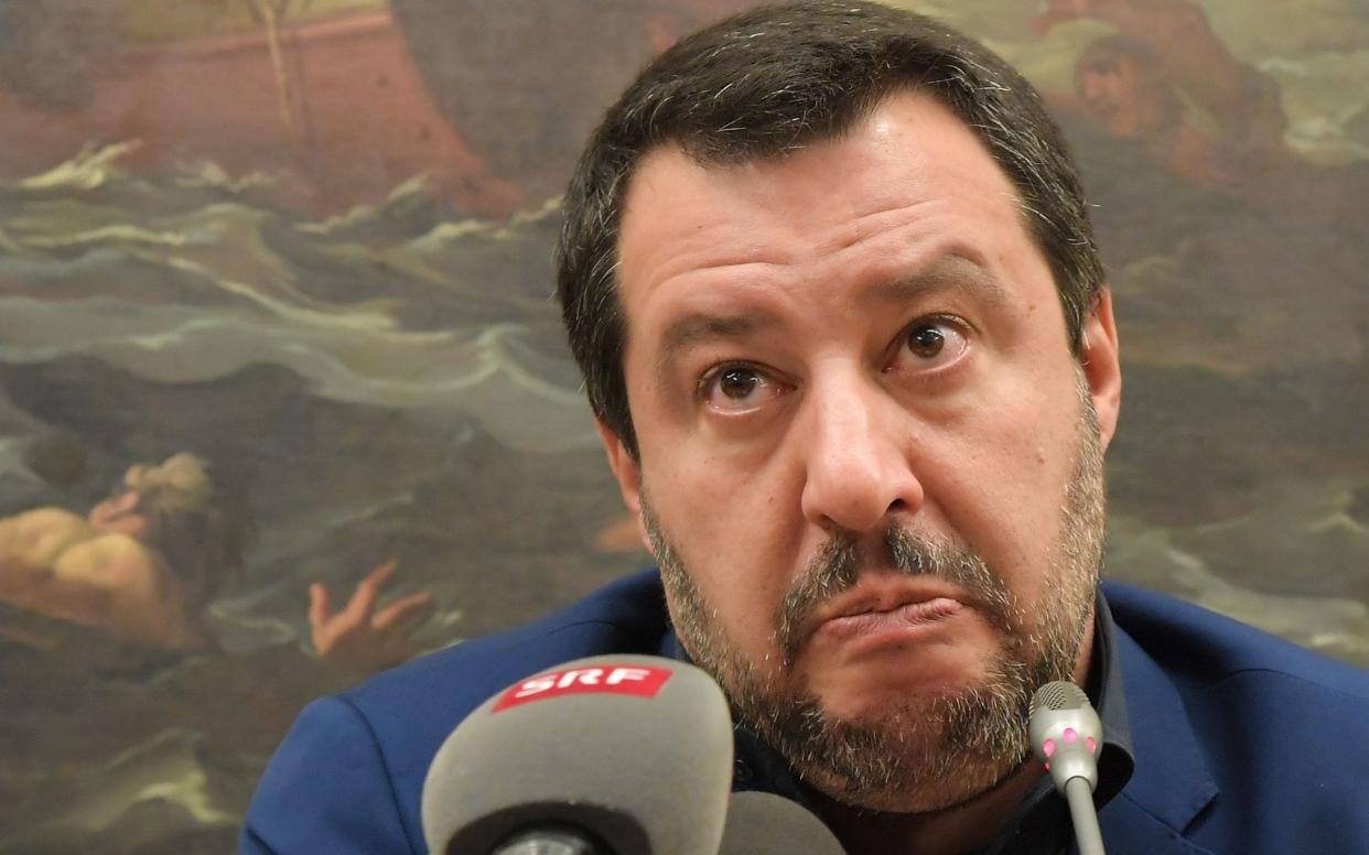 Italy's Interior Minister and deputy Prime Minister Matteo Salvini could face kidnap charges - AFP