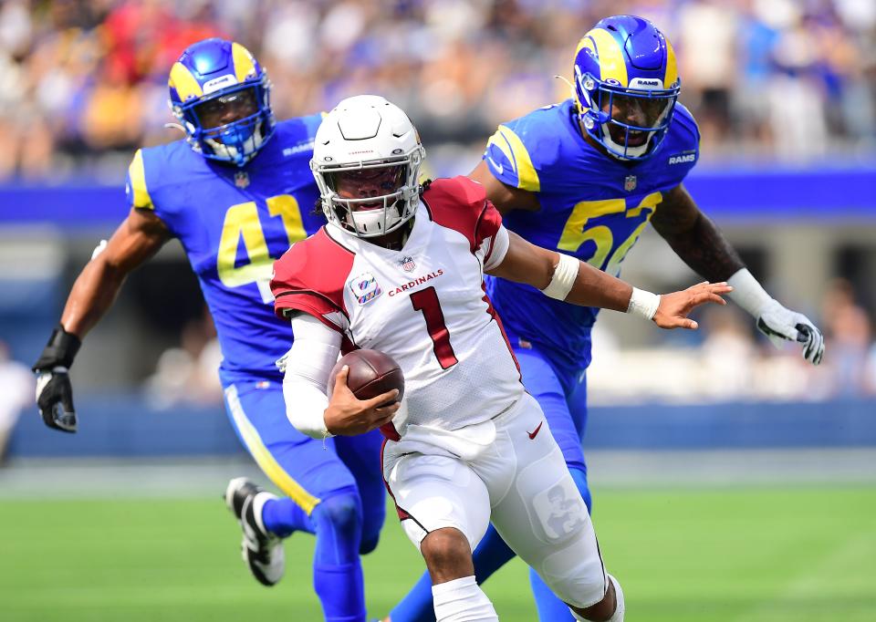 Kyler Murray helped the Cardinals move to 4-0 with Sunday's big win over the Rams.