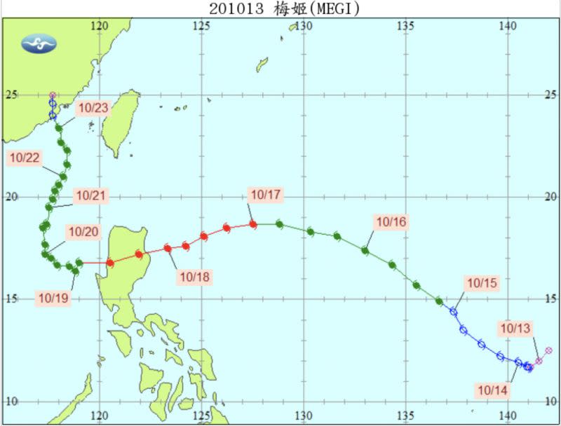 ▲2010年梅姬颱風與東北季風產生共伴效應，北臺灣降下豪雨，造成宜蘭地區淹水，計有38人死亡。（圖／翻攝中央氣象局官網）