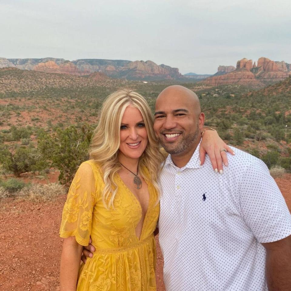 James Whitfield, Colleyville High School Principal, and his wife. (Photo Cred: James Whitfield)