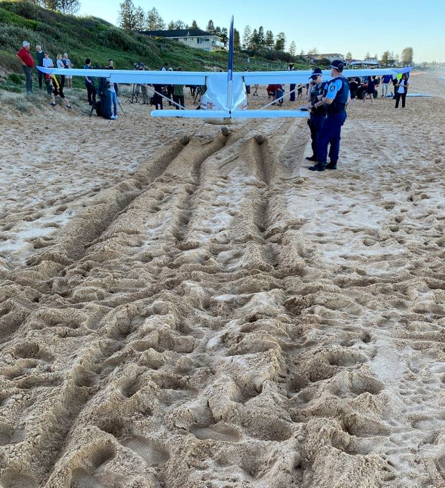 Australia beach landing