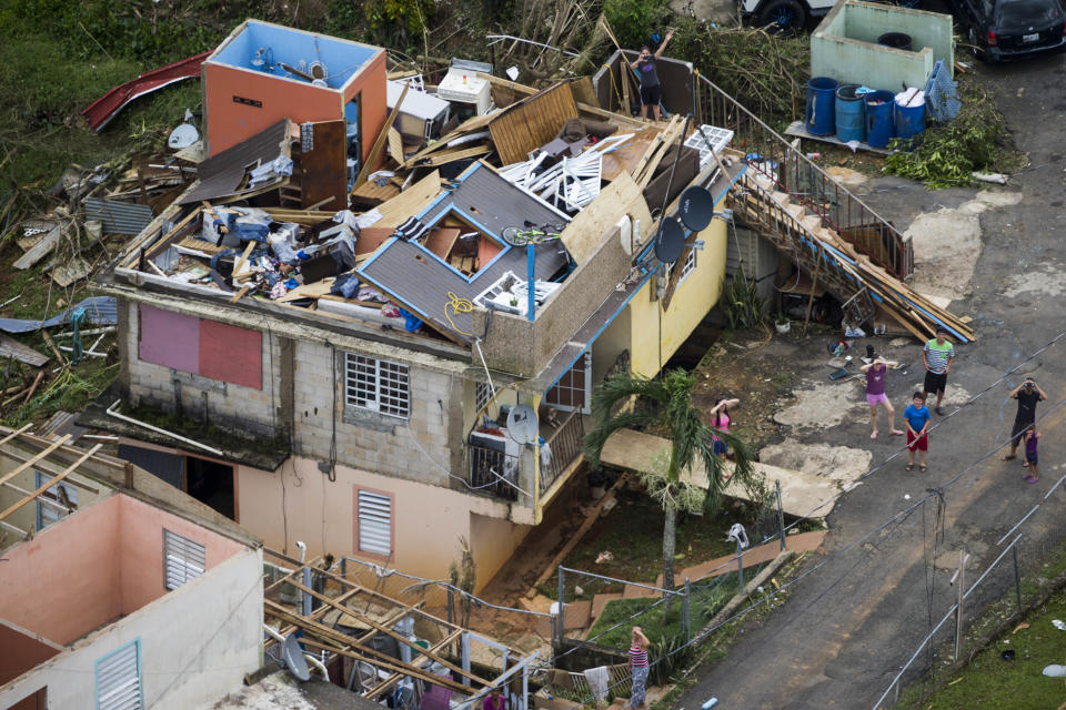 PUERTO RICO  SEPTEMBER 23: A devastated house in Morovis Puerto Rico. Hurricane Maria passed through Puerto Rico leaving behind a path of destruction across the national territory. (Photo by Dennis M. Rivera Pichardo for The Washington Post via Getty Images)