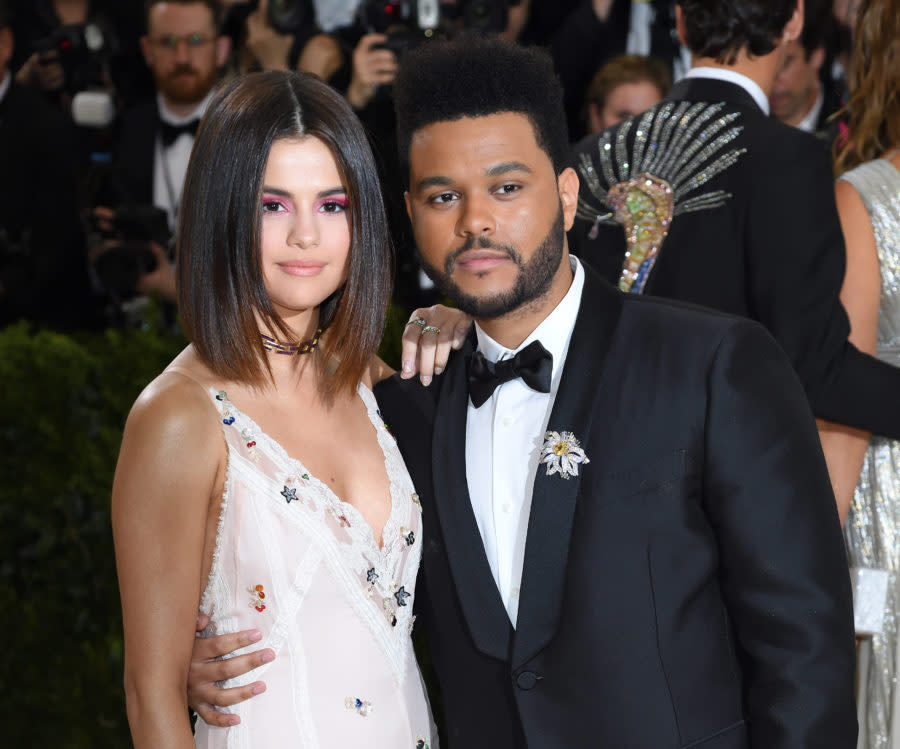 Selena Gomez and The Weeknd played with tiny puppies in NYC this weekend, and here’s photo evidence