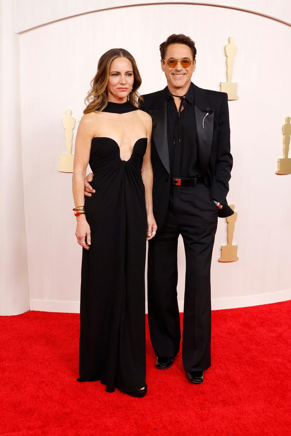 Susan Downey and Robert Downey Jr. attend the 96th Annual Academy Awards on March 10.