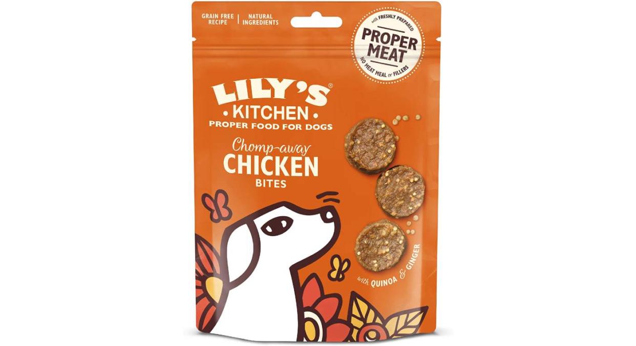 Lily's Kitchen Dog Treats Chomp-Away Chicken Bites