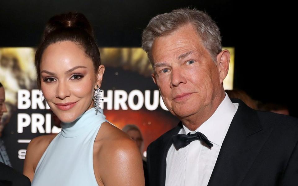 Katharine McPhee and David Foster  - Getty