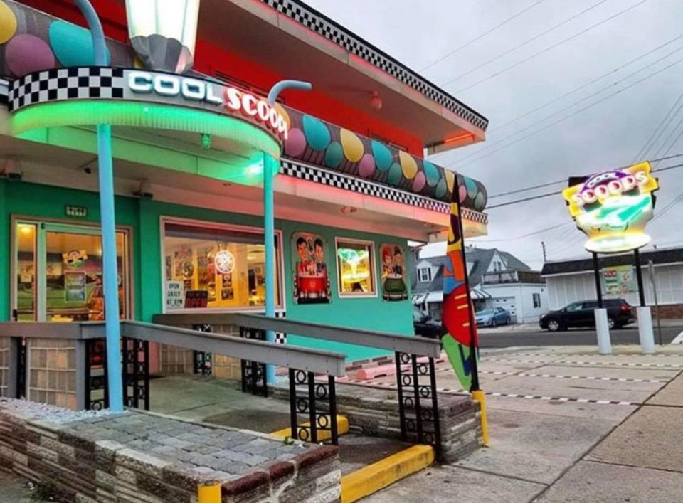 Cool Scoops in North Wildwood is a 1950's themed ice cream parlor.