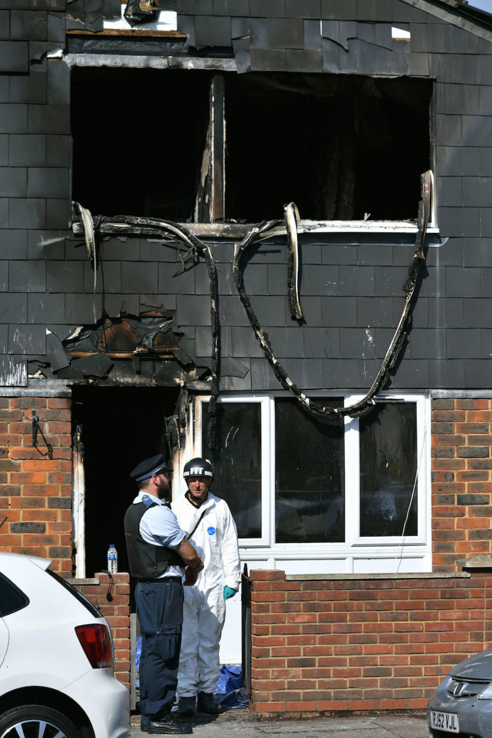 Two women jumped from the first floor of the property (Picture: PA)