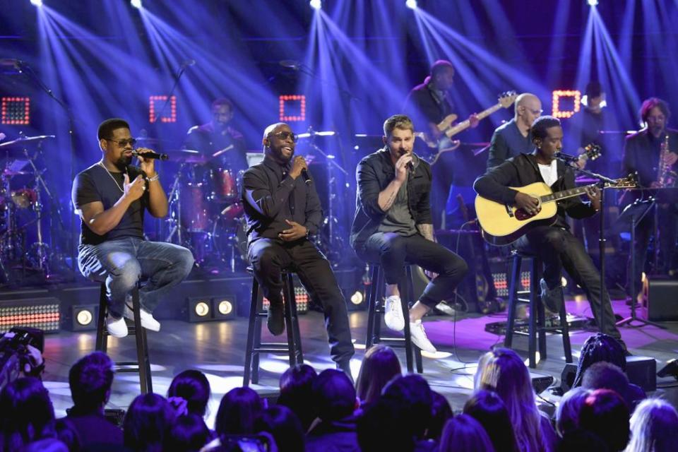 Boyz II Men Joins Forces with Brett Young on CMT Crossroads