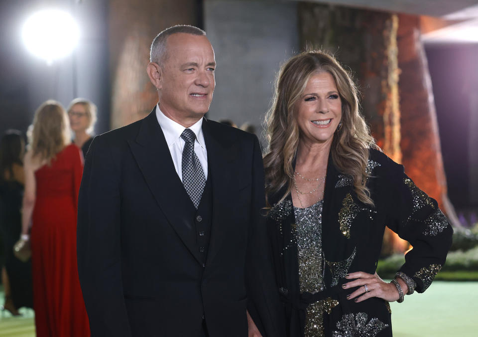 Tom Hanks y Rita Wilson. (Photo by Frazer Harrison/Getty Images).