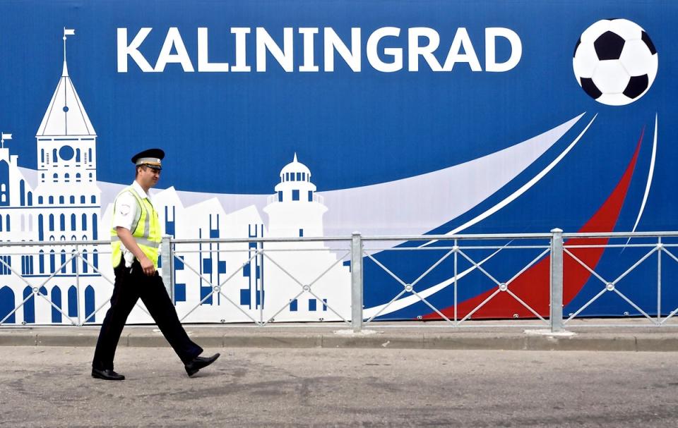 Exploring Kaliningrad: Where there's football in Kaliningrad, there's security, almost becoming part of the game itself (Richard Morgan)