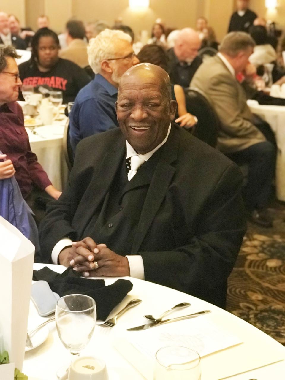 The Rev. Harold Middlebrook at the Scarboro 85 Monument Luncheon at the Doubletree Hotel in Oak Ridge on Thursday, Feb. 23, 2023.