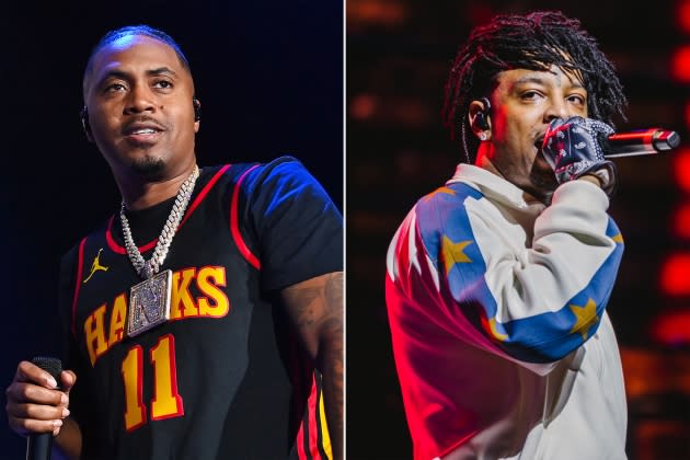 Nas and 21 Savage New Track “One Mic, One Gun”