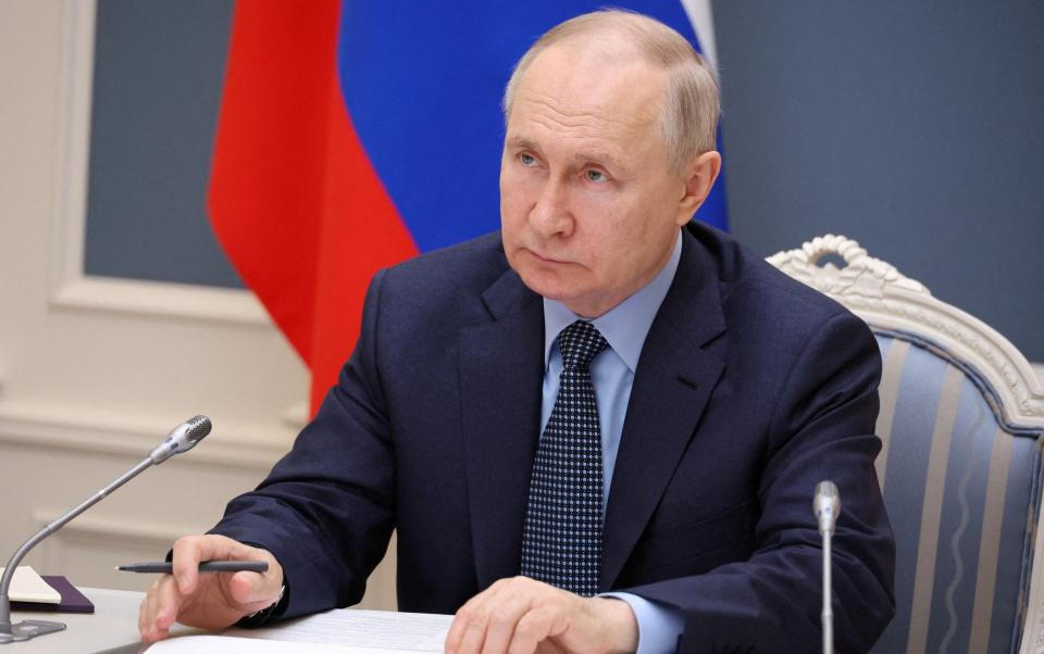 Vladimir Putin's energy war cost the Treasury nearly £40bn between October and March - Sputnik/Mikhail Klimentyev/Kremlin via Reuters