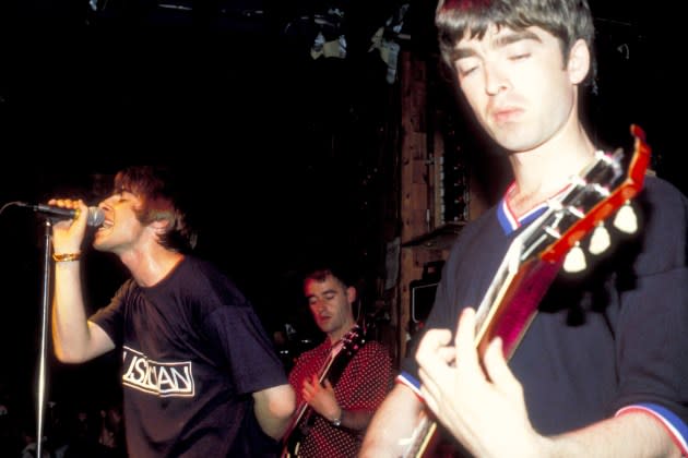 Oasis at New York club Wetlands - Credit: Steve Eichner/WireImage