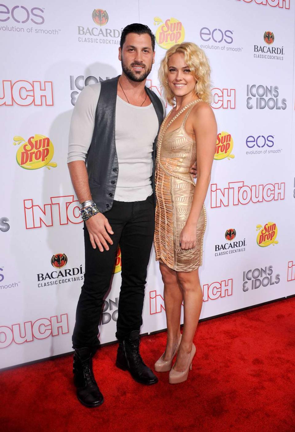 Maksim Chmerkovskiy, Peta Murgatroyd at arrivals for InTouch Weekly''s 5th Annual Icons & Idols Post-VMA Party, Chateau Marmont, Los Angeles, CA September 6, 2012.