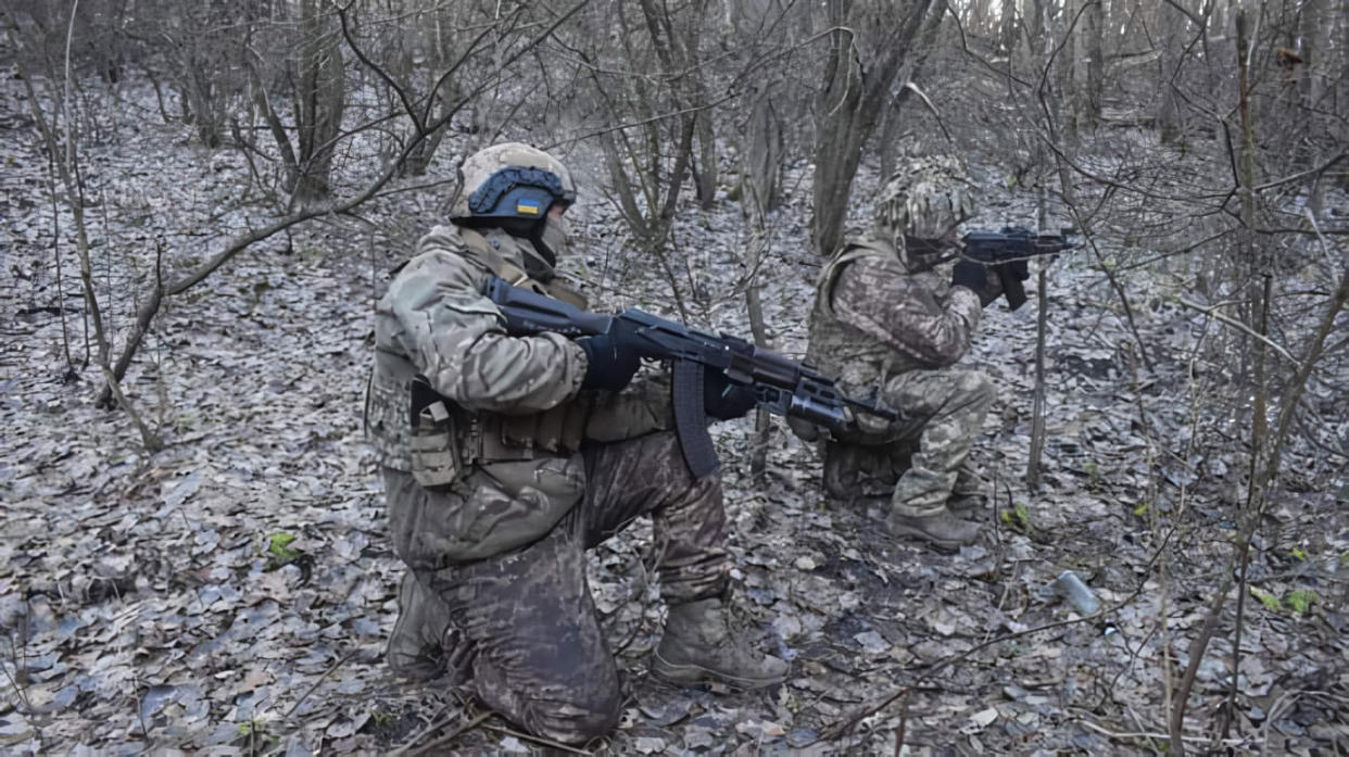 Ukrainian soldiers