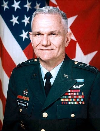 Gen. Leon E. Salomon was comanding general of then-Fort Lee from 1989 to 1991.