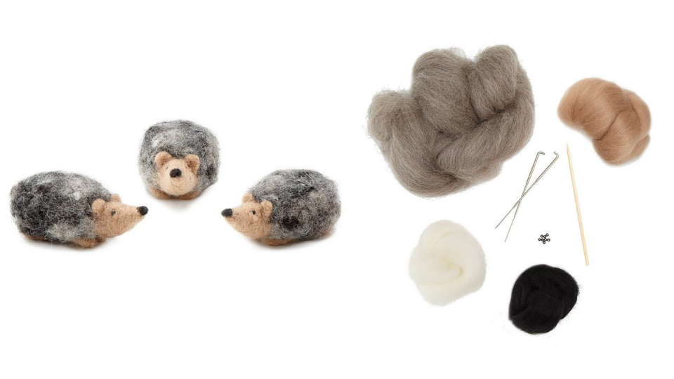 Best DIY gifts: Hedgehog Needle Felting Kit