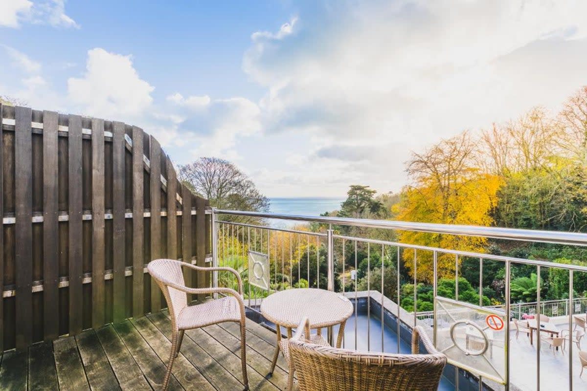 A balcony at Fermain Valley, Guernsey (Fermain Valley)