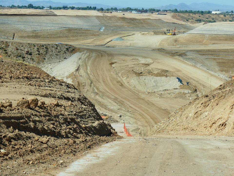 An army of earth movers continue to reconfigure hundreds of acres of land for Phase 1 of the Silverwood master-planned community in south Hesperia.