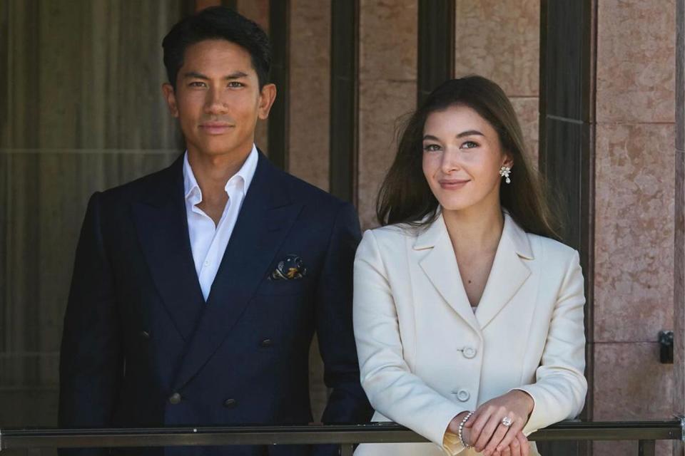 <p>tmski/Instagram</p> Prince Abdul Mateen of Brunei and Anisha Isa Kalebic