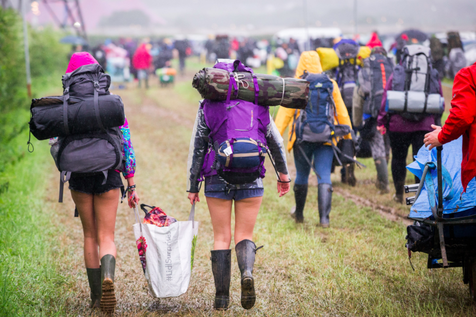 A bag shared is a bag that is wide open for the rain to soak the contents. (SWNS)