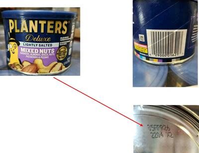 Image of recalled PLANTERS® Deluxe Lightly Salted Mixed Nuts. / Credit: Hormel Foods