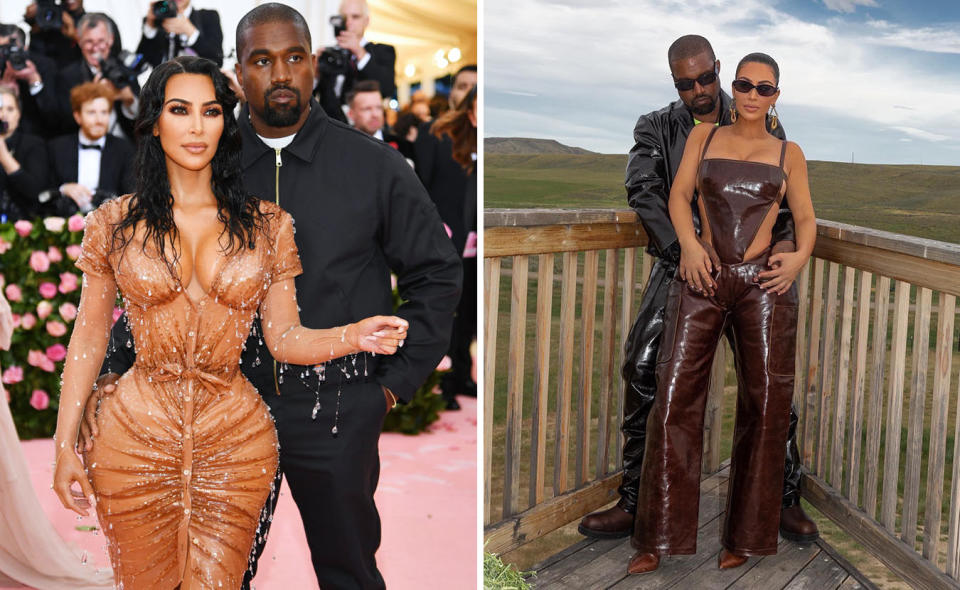 Kanye and Kim were married for six years. Photo: Getty & Instagram/kimkardashian