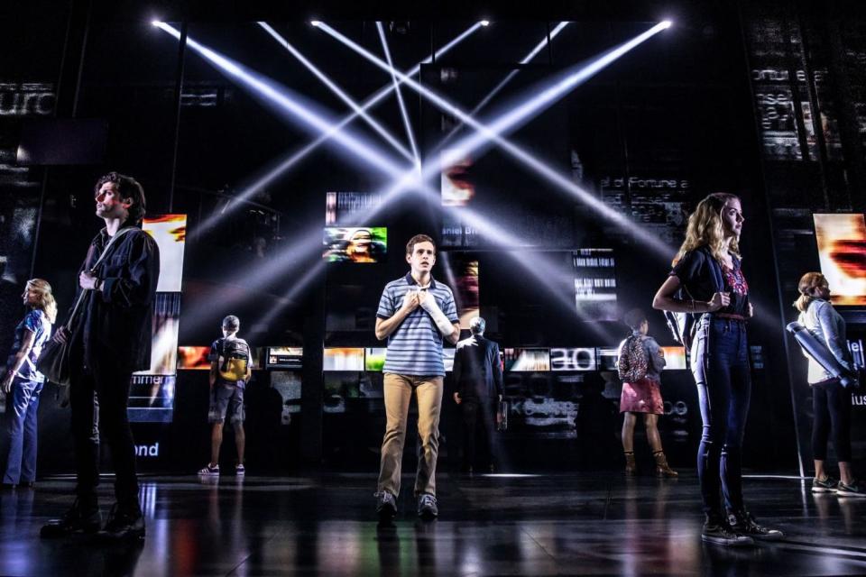 The current cast of Dear Evan Hansen on Broadway (Matthew Murphy)