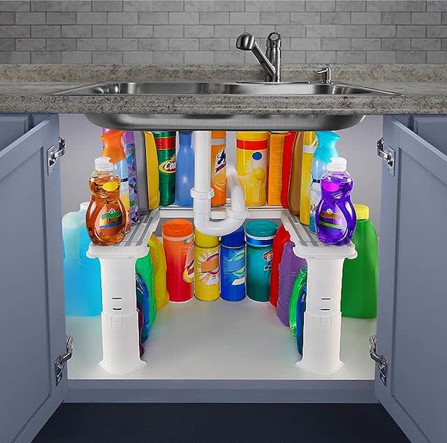 Spicy Shelf Expandable Under Sink Organizer: $17 Now For Prime Day