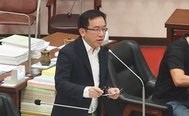 高雄巿議員陳致中。（曹明正攝）