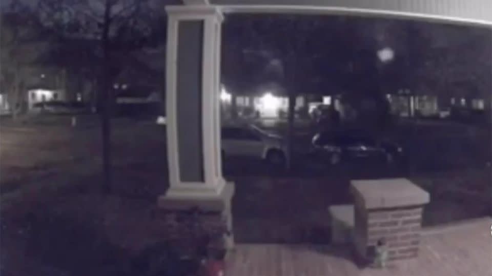 A massive boom woke up residents in the Texan suburb of North Oak Cliff. Source: CBS