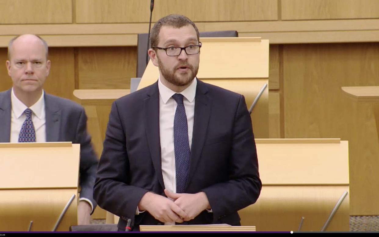 Oliver Mundell made the intervention at Holyrood - Scottish Parliament/Scottish Parliament